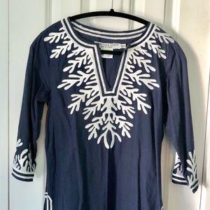 Gretchen Scott Designs Embroidered  Tunic